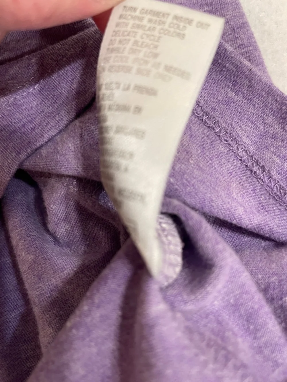 Disney Purple Eeyore Long-Sleeve Tee - Picture 4 of 5